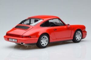Porsche 911 964 Carrera 2 Roșu Norev 1:18 187320 Metal - imaginea 3 din 7