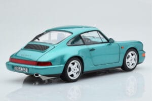Porsche 911 964 Carrera 2 Wimbledon Verde Norev 1:18 187329 Metal - imaginea 4 din 8