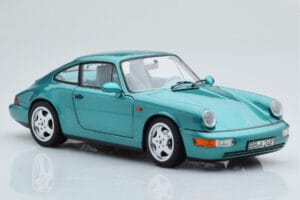 Porsche 911 964 Carrera 2 Wimbledon Verde Norev 1:18 187329 Metal - imaginea 6 din 8