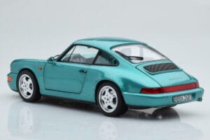 Porsche 911 964 Carrera 2 Wimbledon Verde Norev 1:18 187329 Metal - imaginea 7 din 8