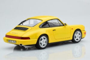 Porsche 911 964 Carrera 2 Galben Norev 1:18 187328 Metal - imaginea 4 din 8