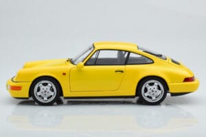 Porsche 911 964 Carrera 2 Galben Norev 1:18 187328 Metal - imaginea 5 din 8