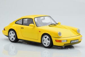 Porsche 911 964 Carrera 2 Galben Norev 1:18 187328 Metal - imaginea 6 din 8