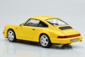 Porsche 911 964 Carrera 2 Galben Norev 1:18 187328 Metal - imaginea 7 din 8