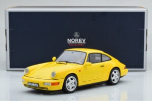 Porsche 911 964 Carrera 2 Galben Norev 1:18 187328 Metal - imaginea 8 din 8