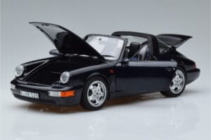 Porsche 911 964 Carrera 4 Targa Albastru Norev 1:18 187340 Metal - imaginea 2 din 8