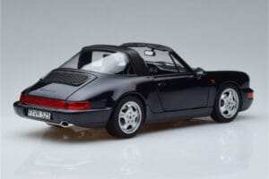 Porsche 911 964 Carrera 4 Targa Albastru Norev 1:18 187340 Metal - imaginea 3 din 8