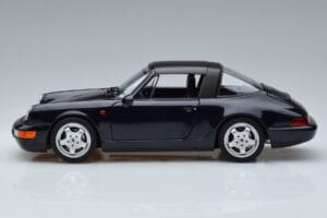 Porsche 911 964 Carrera 4 Targa Albastru Norev 1:18 187340 Metal - imaginea 4 din 8