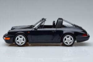 Porsche 911 964 Carrera 4 Targa Albastru Norev 1:18 187340 Metal - imaginea 5 din 8