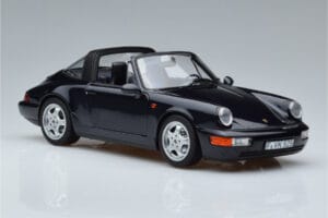 Porsche 911 964 Carrera 4 Targa Albastru Norev 1:18 187340 Metal - imaginea 6 din 8