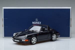 Porsche 911 964 Carrera 4 Targa Albastru Norev 1:18 187340 Metal - imaginea 8 din 8