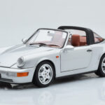Porsche 911 964 Carrera 4 Targa Polar Argintiu Norev 1:18