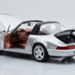 Porsche 911 964 Carrera 4 Targa Polar Argintiu Norev 1:18 - image 3 of 9