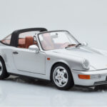 Porsche 911 964 Carrera 4 Targa Polar Argintiu Norev 1:18 - image 7 of 9