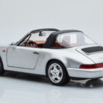 Porsche 911 964 Carrera 4 Targa Polar Argintiu Norev 1:18 - image 8 of 9