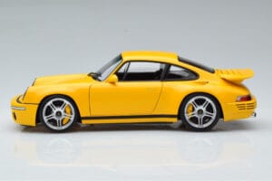 Porsche 911 964 RUF CTR Anniversary Blossom Galben Almost Real 1:18 880301 Metal - imaginea 5 din 8
