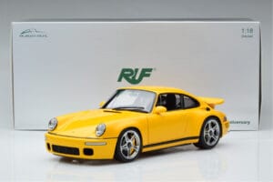 Porsche 911 964 RUF CTR Anniversary Blossom Galben Almost Real 1:18 880301 Metal - imaginea 8 din 8