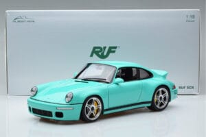 Porsche 911 964 RUF SCR Pearl Mint Verde Almost Real 1:18 880206 Metal - imaginea 10 din 10