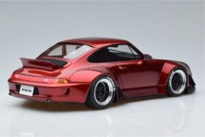 Porsche 911 964 RWB Duck Tail Candy Apple GT Spirit 1:18 GT759 Rășină - imaginea 2 din 6