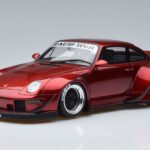 Porsche 911 964 RWB Duck Tail Candy Apple GT Spirit 1:18 GT759 Rășină