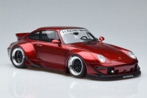 Porsche 911 964 RWB Duck Tail Candy Apple GT Spirit 1:18 GT759 Rășină - imaginea 4 din 6