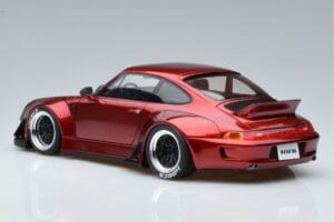 Porsche 911 964 RWB Duck Tail Candy Apple GT Spirit 1:18 GT759 Rășină - imaginea 5 din 6
