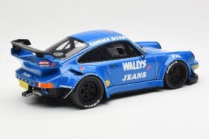 Porsche 911 964 RWB Osho Arrow Albastru GT Spirit 1:18 GT448 Rășină - imaginea 2 din 6