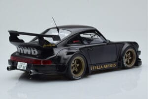Porsche 911 964 RWB Stella Artois Negru GT Spirit 1:18 GT421 Rășină - imaginea 2 din 6