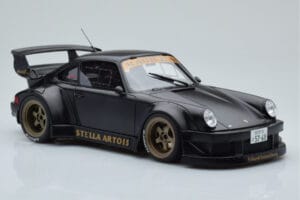 Porsche 911 964 RWB Stella Artois Negru GT Spirit 1:18 GT421 Rășină - imaginea 4 din 6