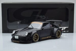 Porsche 911 964 RWB Stella Artois Negru GT Spirit 1:18 GT421 Rășină - imaginea 6 din 6