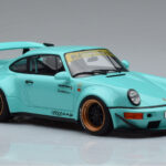 Porsche 911 964 RWB Tiffany Albastru GT Spirit 1:18 - image 4 of 6
