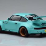 Porsche 911 964 RWB Tiffany Albastru GT Spirit 1:18 - image 5 of 6