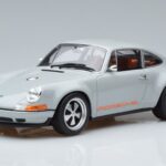 Porsche 911 964 Singer Gri GT Spirit 1:18 GT088 Rășină