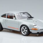 Porsche 911 964 Singer Gri GT Spirit 1:18 GT088 Rășină - image 4 of 6