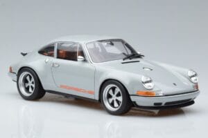 Porsche 911 964 Singer Gri GT Spirit 1:18 GT088 Rășină - imaginea 4 din 6