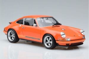 Porsche 911 964 Singer Portocaliu Ediție Specială GT Spirit 1:18 ZM049 Rășină - imaginea 4 din 6
