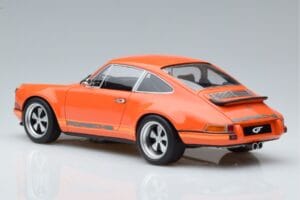 Porsche 911 964 Singer Portocaliu Ediție Specială GT Spirit 1:18 ZM049 Rășină - imaginea 5 din 6
