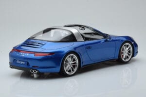 Porsche 911 991 4S Targa Albastru GT Spirit 1:18 GT037 Rășină - imaginea 2 din 5