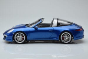 Porsche 911 991 4S Targa Albastru GT Spirit 1:18 GT037 Rășină - imaginea 3 din 5