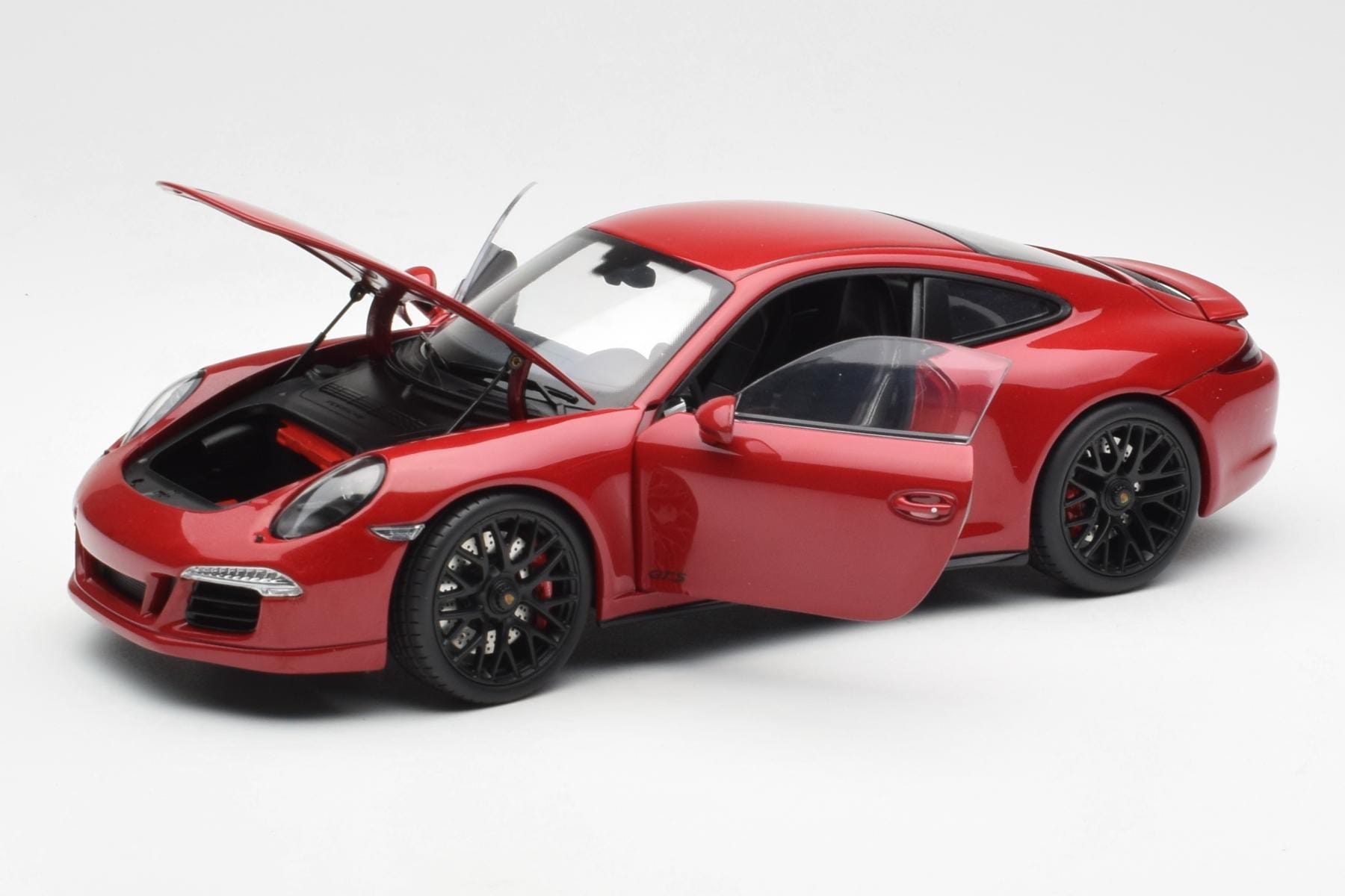 Porsche 911 991 Carrera GTS Carmine Roșu Schuco 1:18 450039000 Metal - imaginea 2 din 8