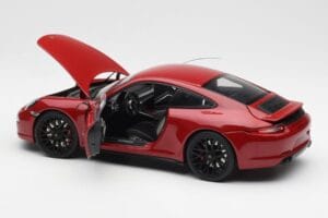 Porsche 911 991 Carrera GTS Carmine Roșu Schuco 1:18 450039000 Metal - imaginea 5 din 8