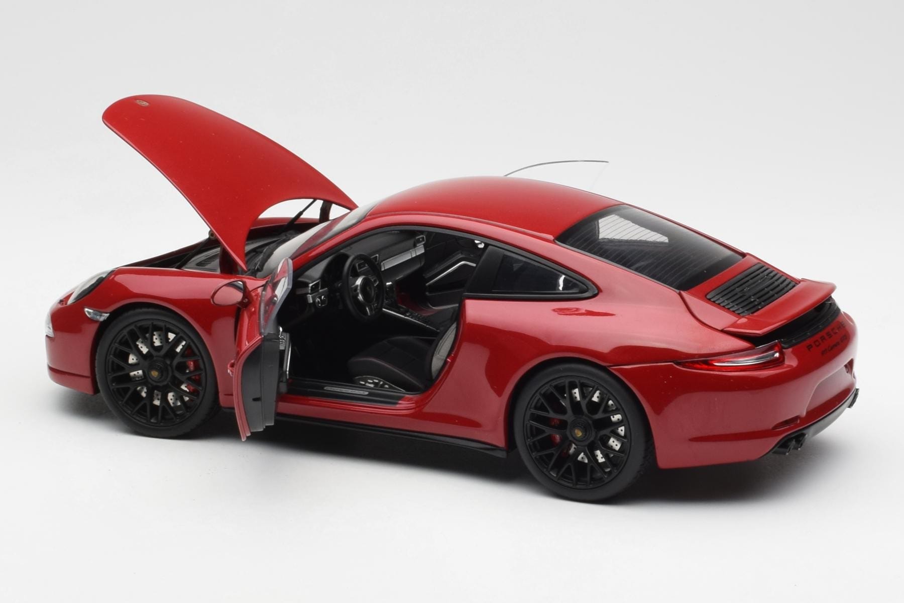 Porsche 911 991 Carrera GTS Carmine Roșu Schuco 1:18 450039000 Metal - imaginea 5 din 8