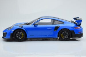Porsche 911 GT2 RS 991.2 Weissach Package Albastru Jante Magneziu Negre Minichamps 1:18 153068316 Metal - imaginea 3 din 6
