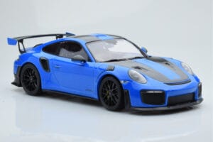 Porsche 911 GT2 RS 991.2 Weissach Package Albastru Jante Magneziu Negre Minichamps 1:18 153068316 Metal - imaginea 4 din 6