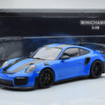 Porsche 911 GT2 RS 991.2 Weissach Package Albastru Jante Magneziu Negre Minichamps 1:18 - image 6 of 6