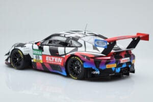 Porsche 911 GT3 R Iron Force by Ring Police #69 J. van Slooten / L. Luhr ADAC GT Masters 2018 Minichamps 1:18 153186969 Metal - imaginea 4 din 5