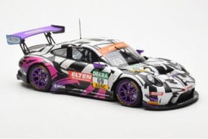 Porsche 911 991.2 GT3 R #69 Team Iron Force Racing Ring Police L. Luhr / J. Slooten ADAC GT Masters 2019 Minichamps 1:18 1531 - imaginea 6 din 6