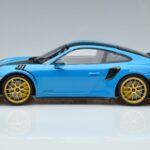 Porsche 911 991.2 GT3 RS Weissach Package Miami Albastru Jante Aurii Minichamps 1:18 153068310 Metal - image 3 of 6