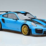 Porsche 911 991.2 GT3 RS Weissach Package Miami Albastru Jante Aurii Minichamps 1:18 153068310 Metal - image 4 of 6