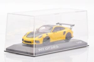 Porsche 911 991.2 GT3 RS Galben Minichamps 1:43 WAX02020085 Metal - imaginea 2 din 4